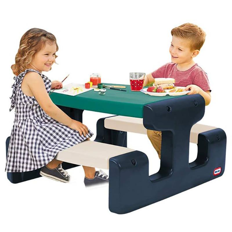 Little Tikes Junior Picnic Table - Blue
