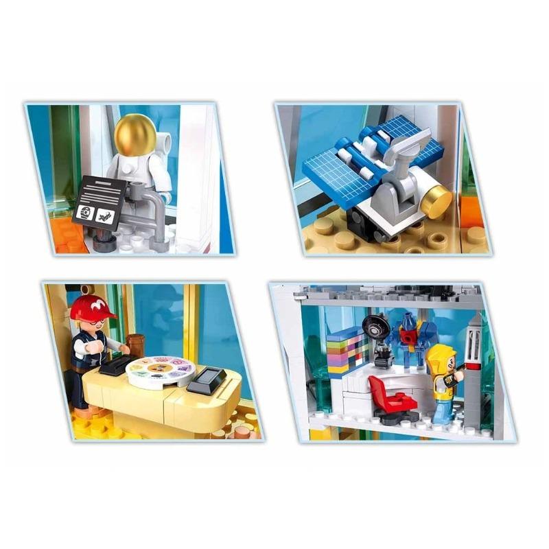Sluban Metropolis Space Youth Activity Center Building Set