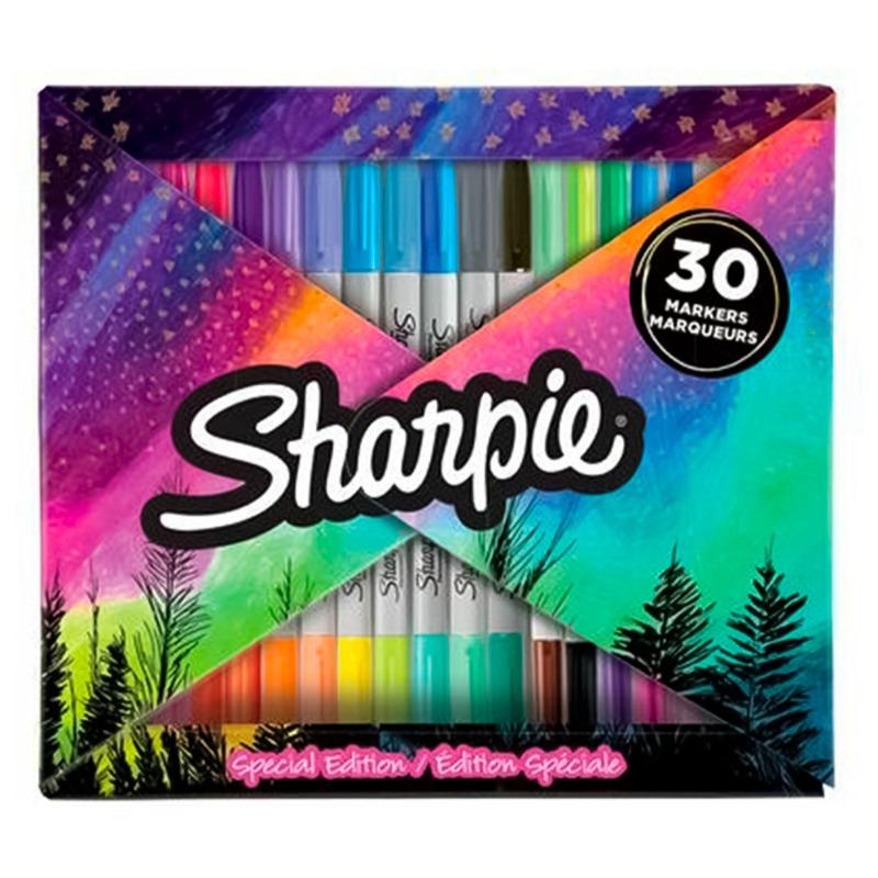 شاربي - مجموعة اقلام متنوعة الالوان - 30 قطعه