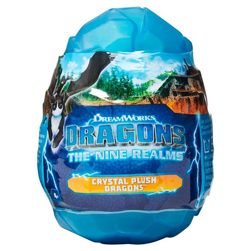 Dream Works Dragons Crystal Plush Egg