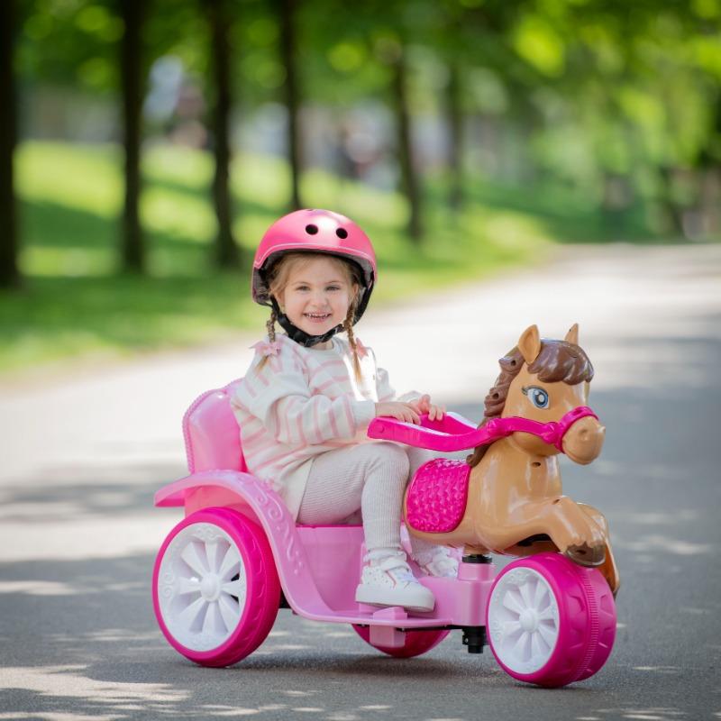 EVO RIDE ON PONY CARRIAGE 6V