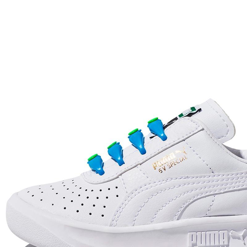 هيكيز - أربطة الحذاء المرنة لون أزرق وأخضر