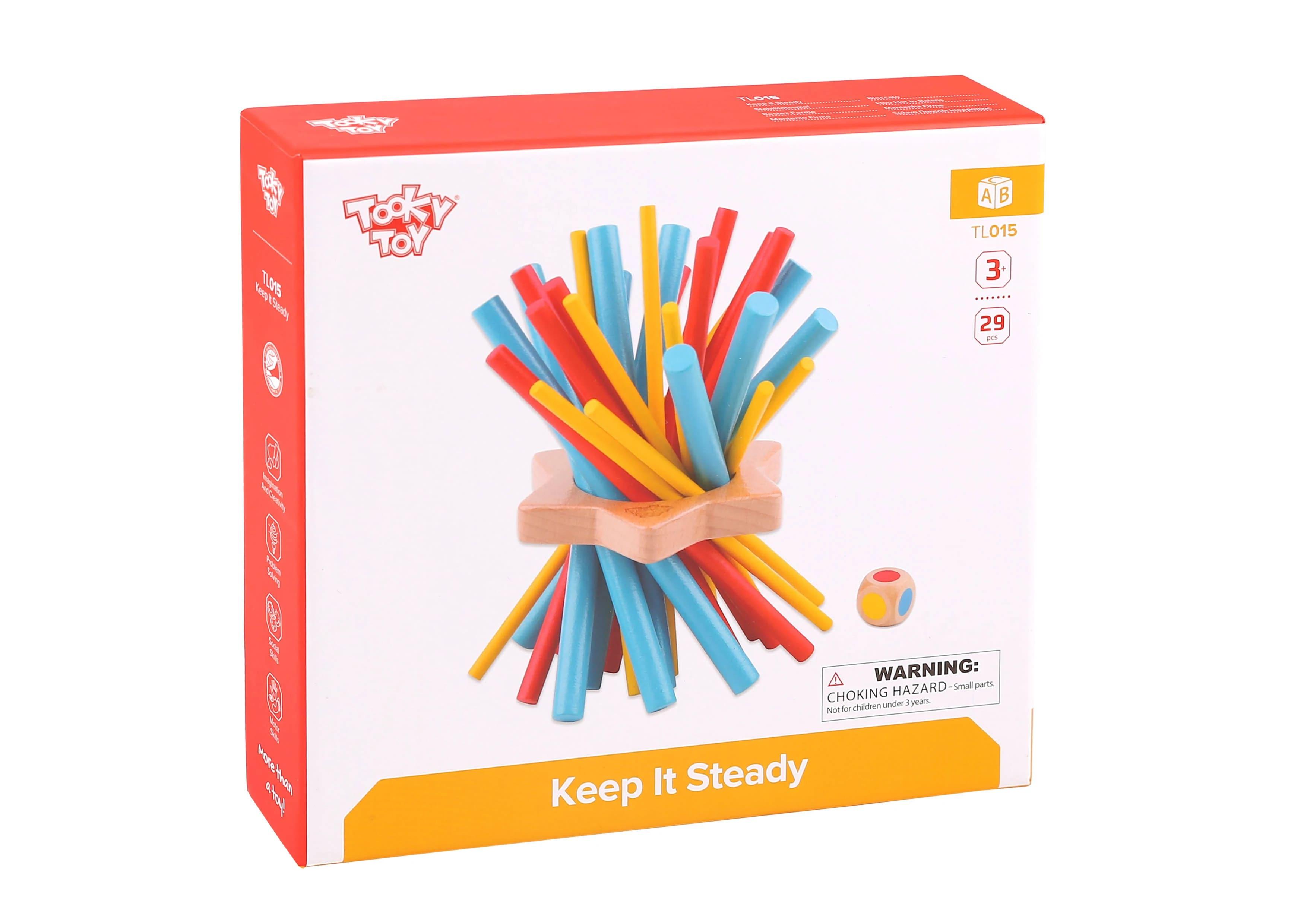 Tooky Toy Keep It Steady Game - 29 Pcs