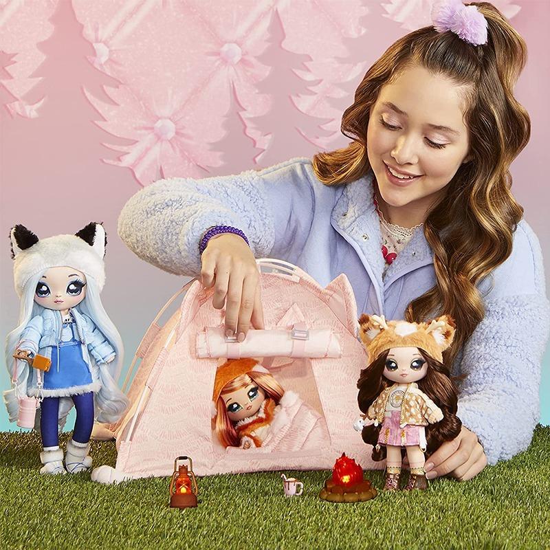 Buy 1 Get 1 Free Na Na Na Surprise Kitty Cat Camper Playset + Campground Tent Playset