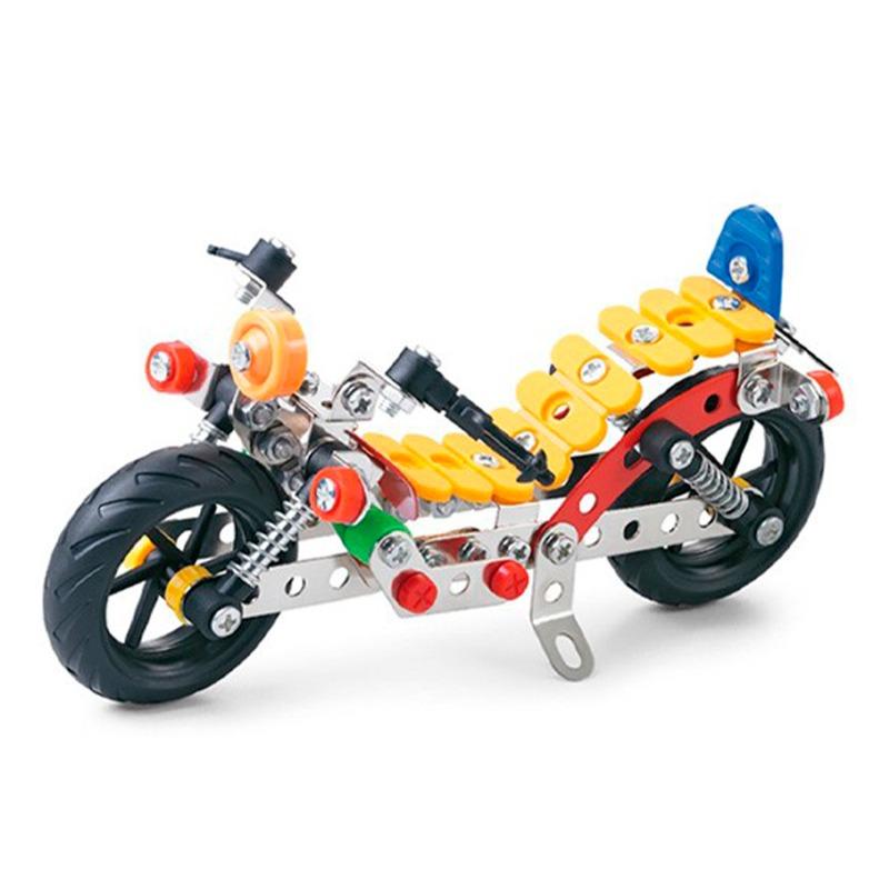 مجموعة لعبة بناء الدراجة النارية - 154 قطعة