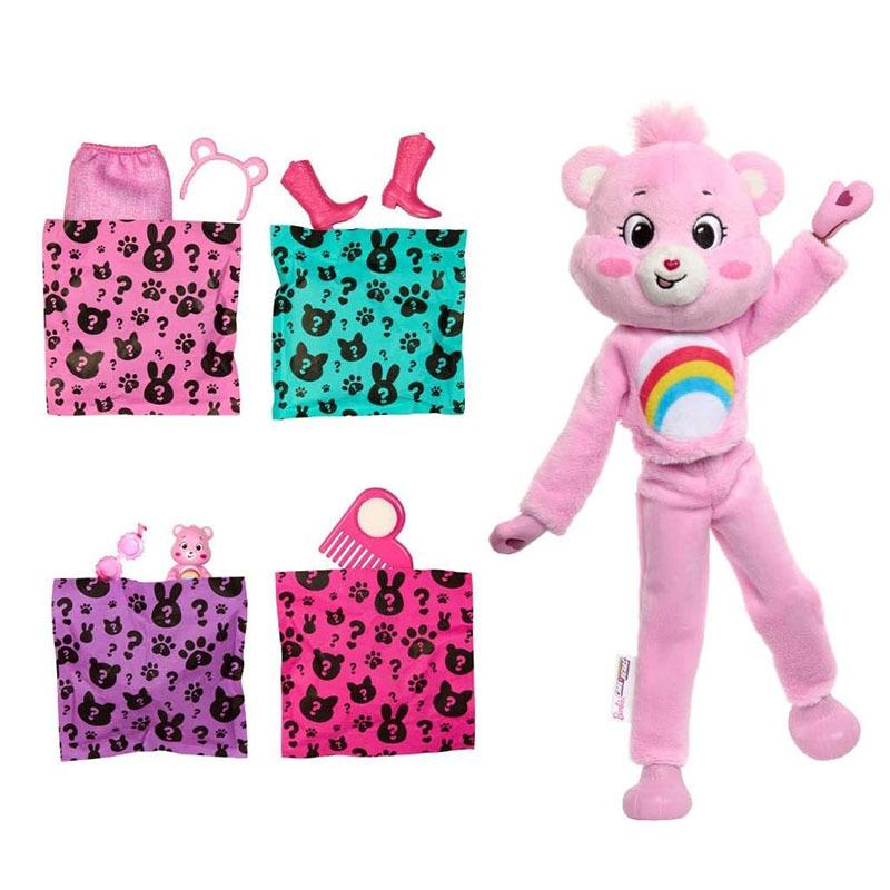 Barbie®️ Cutie Reveal Care Bears Series - Doll Cheer Bear