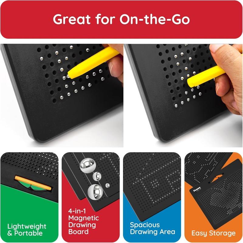 لوحة الرسم المغناطيسية التعليمية ٤ في ١