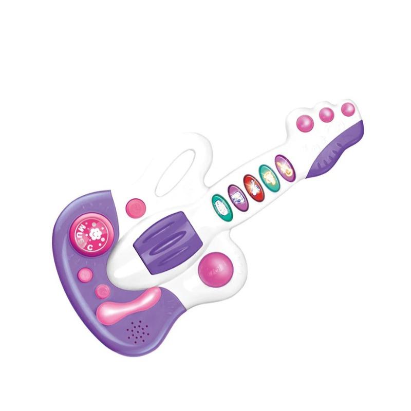 Huanger Baby Toys Dynamic Guitar - Purple