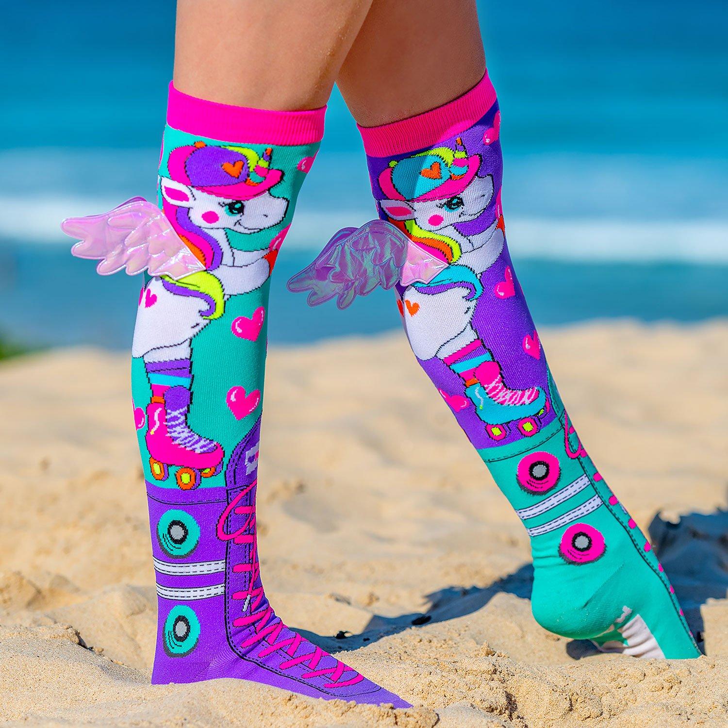 Madmia Skatercorn Socks With Wings - Medium