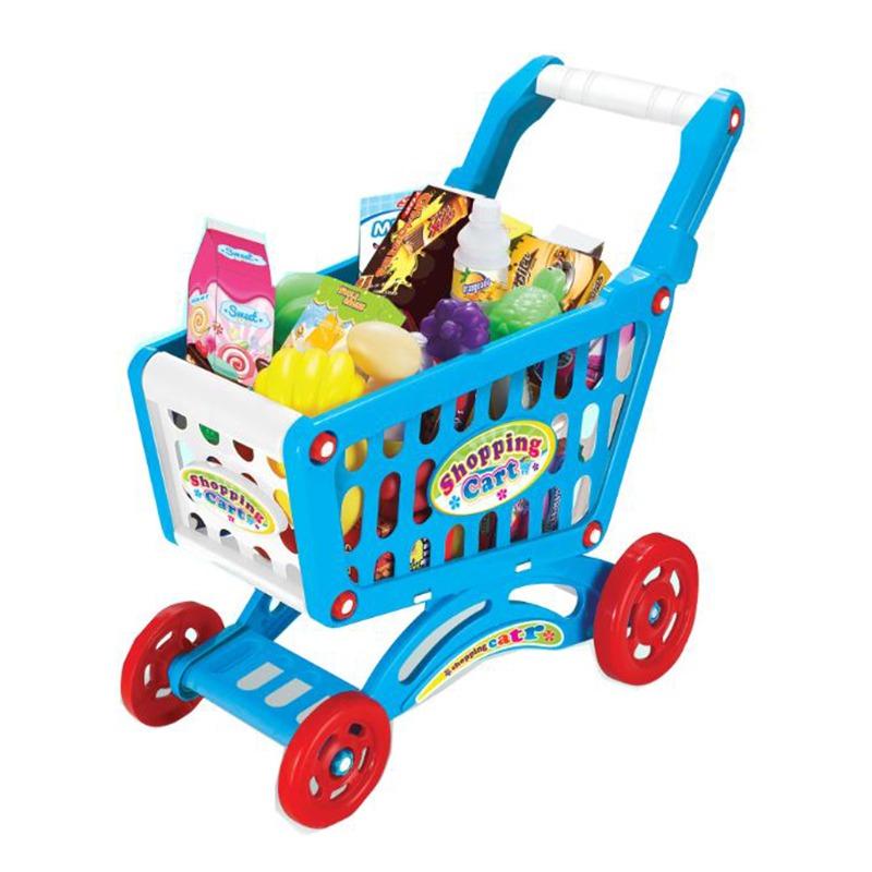 Kids Shopping Kart - Blue