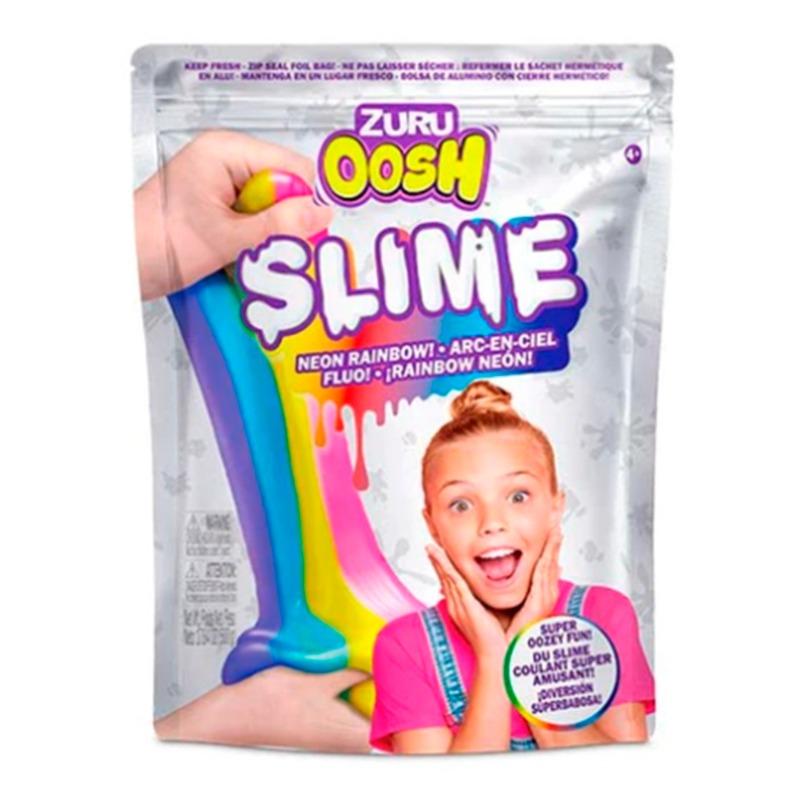 Zuru Osh Neon Rainbow Slime Glow in the Dark 500g