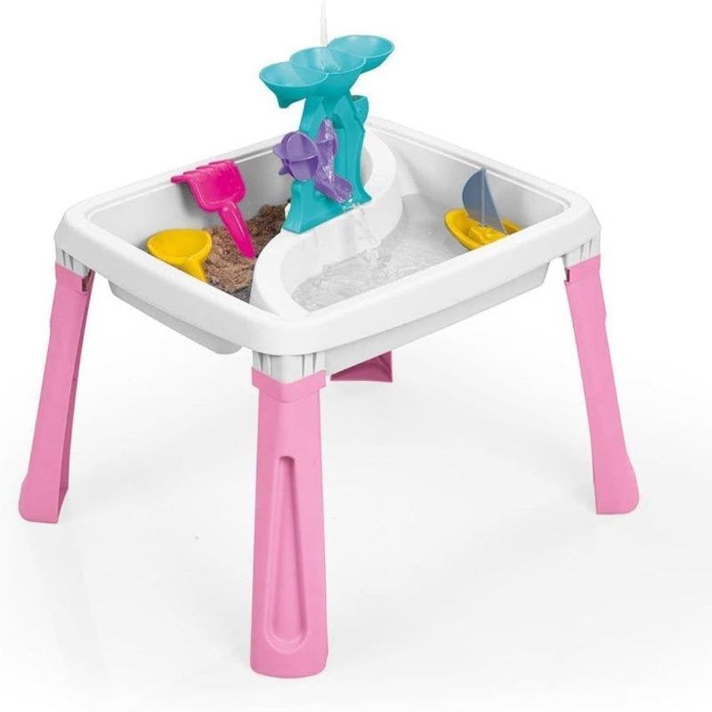 دولو - طاولة النشاط دولو الإبداعية 3 في 1 للأطفال لون وردي