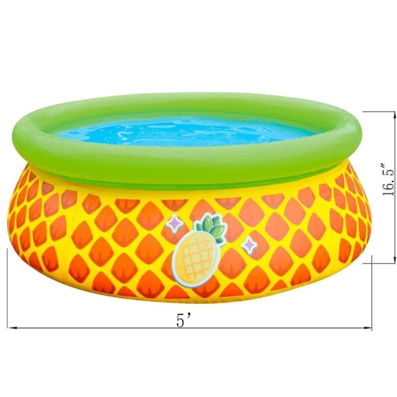 Sun Club Inflatable 3D Pineapple Swimming Pool