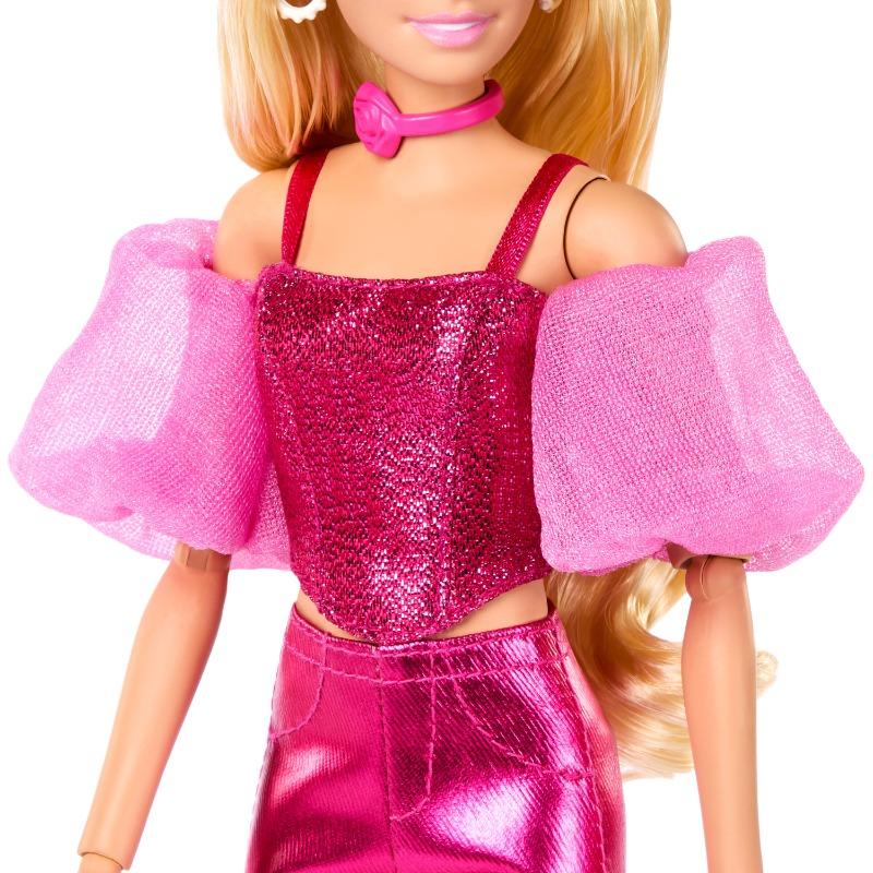 Barbie Deluxe Style Fashion Doll 5 Metallic Pink Outfit