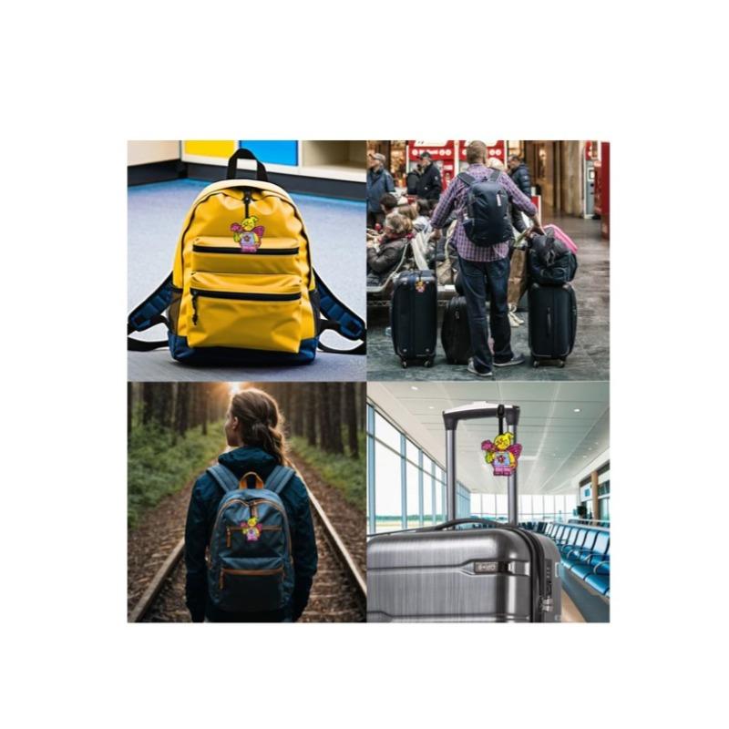 Lego Minifigures Bag Tag Butterfly Girl