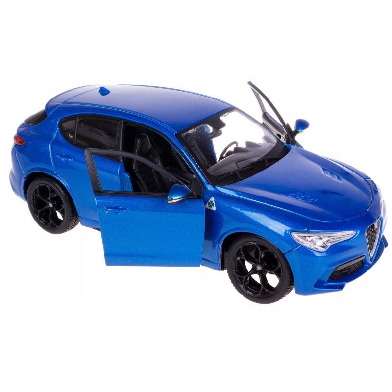 Bburago Collezione Stand Alfa Romeo Stelvio - Blue