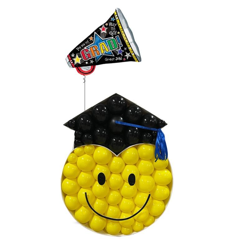 التخرج - بالون ديكورات التزيين إطار سمايلي