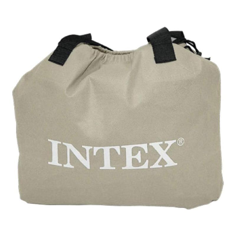 Intex Inflatable Bed Twin Elevated Air Mattresses - Grey