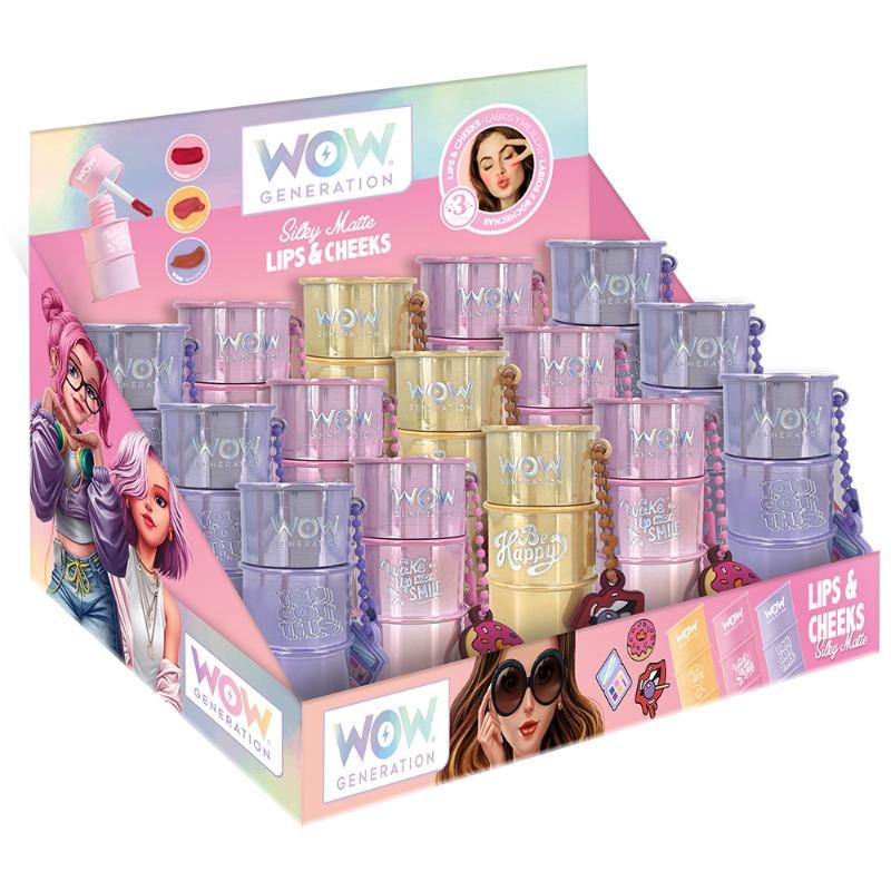 واو جينيريشن براميل الشفاه والخدود