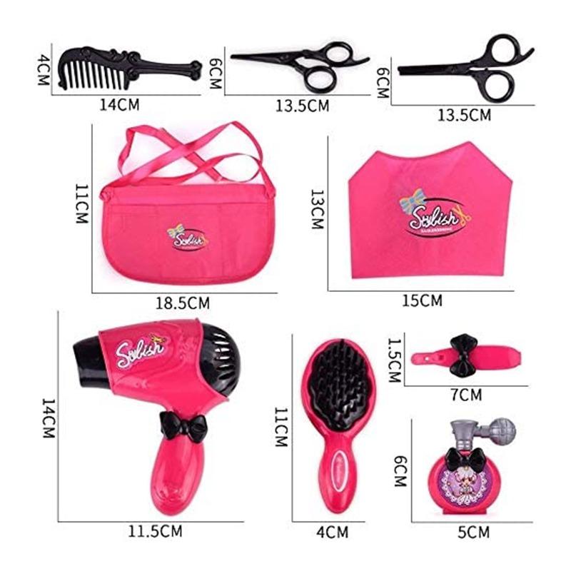 مجموعة أدوات تصفيف الشعر مع مجفف الشعر