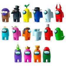 Toikido Among Us Crewmate Figures 3 Pack Deluxe Box-Multiple shapes