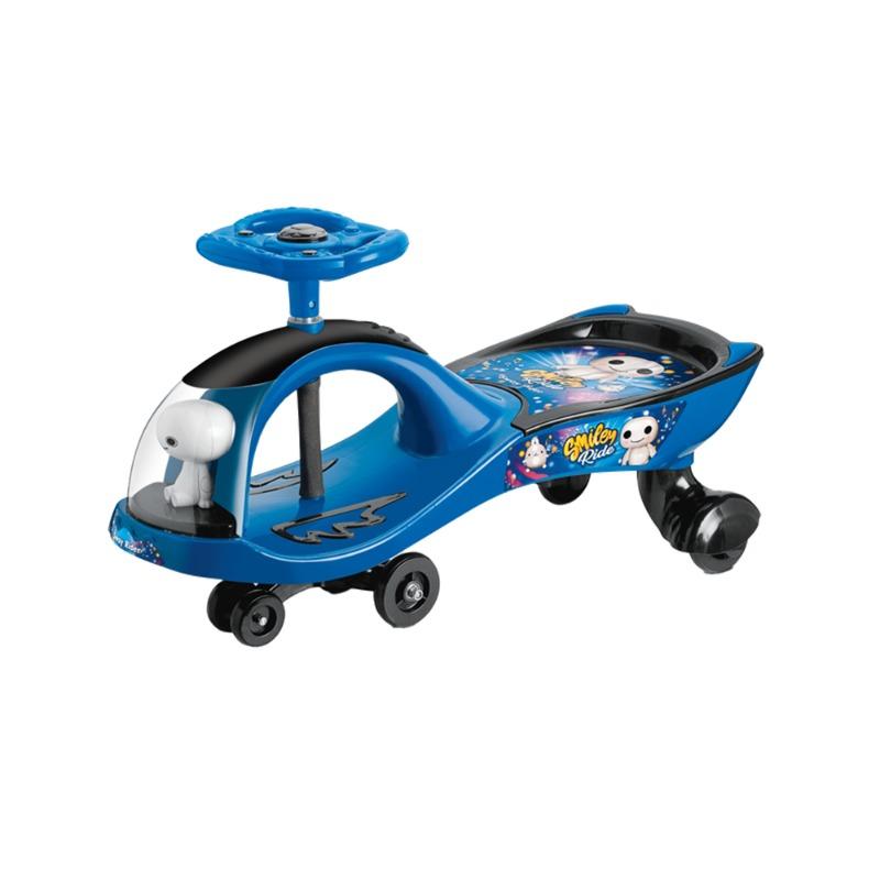 سيارة ركوب متأرجحة للأطفال مع موسيقى وتوجيه بوق