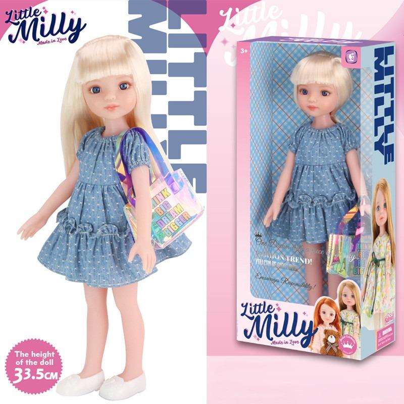 ليتل ميلي - دمية ليتل ميلي ون دريم مع فستان أزرق مقاس 14 انش