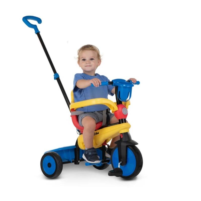 سمارترايك - بريز 3 في 1 دراجة اس دراجة ثلاثية العجلات لون أزرق و أصفر