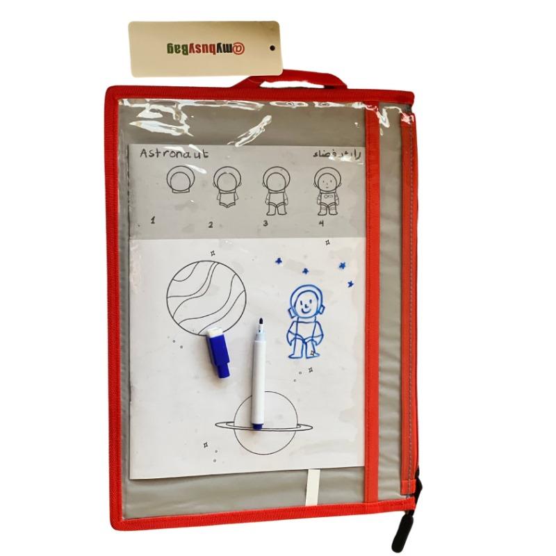 My Busy Bag Drawing Pad With Drawing Book - Cars