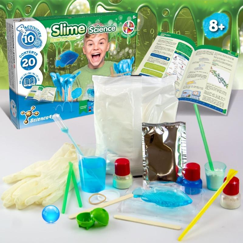 Science4you Slime Factory Glow In the Dark