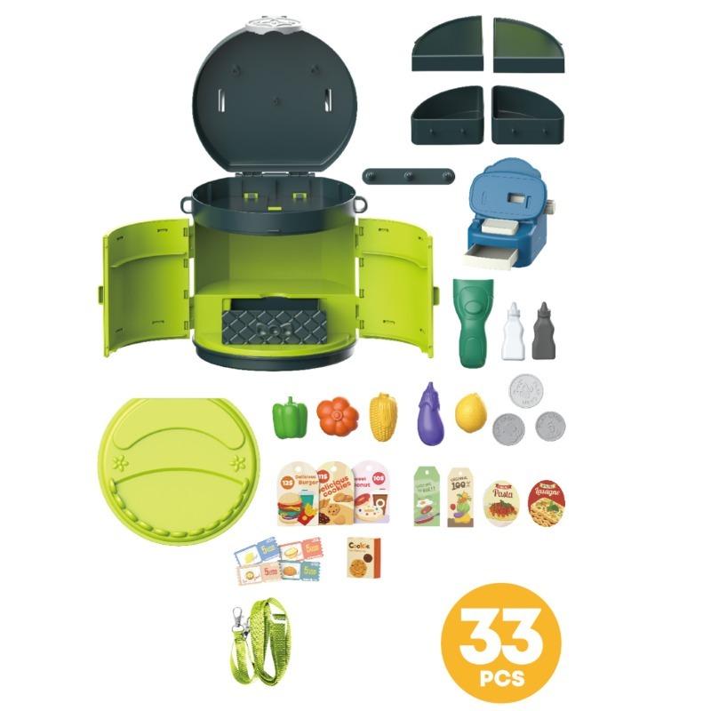 Shopping Handbag 33pcs + little Chef Kitchenware Set Bundle