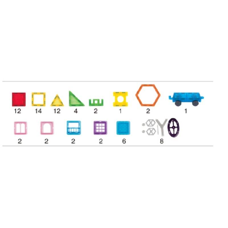 Magnetic Tiles Building Blocks Set 70 Pcs