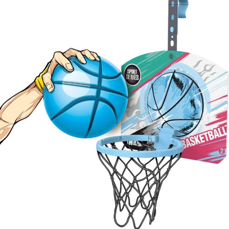 Basketball Board Wall Mounted Play Set + Bow and Arrow Archery Bundle