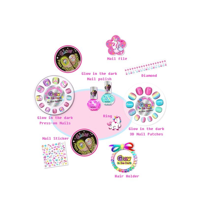 توكيداس - مجموعة مانيكير معطرة مضيئة في الظلام