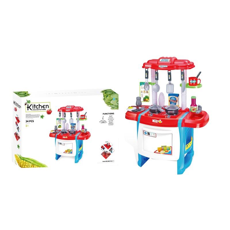 لعبة طقم أدوات مائدة بإضاءة وموسيقى