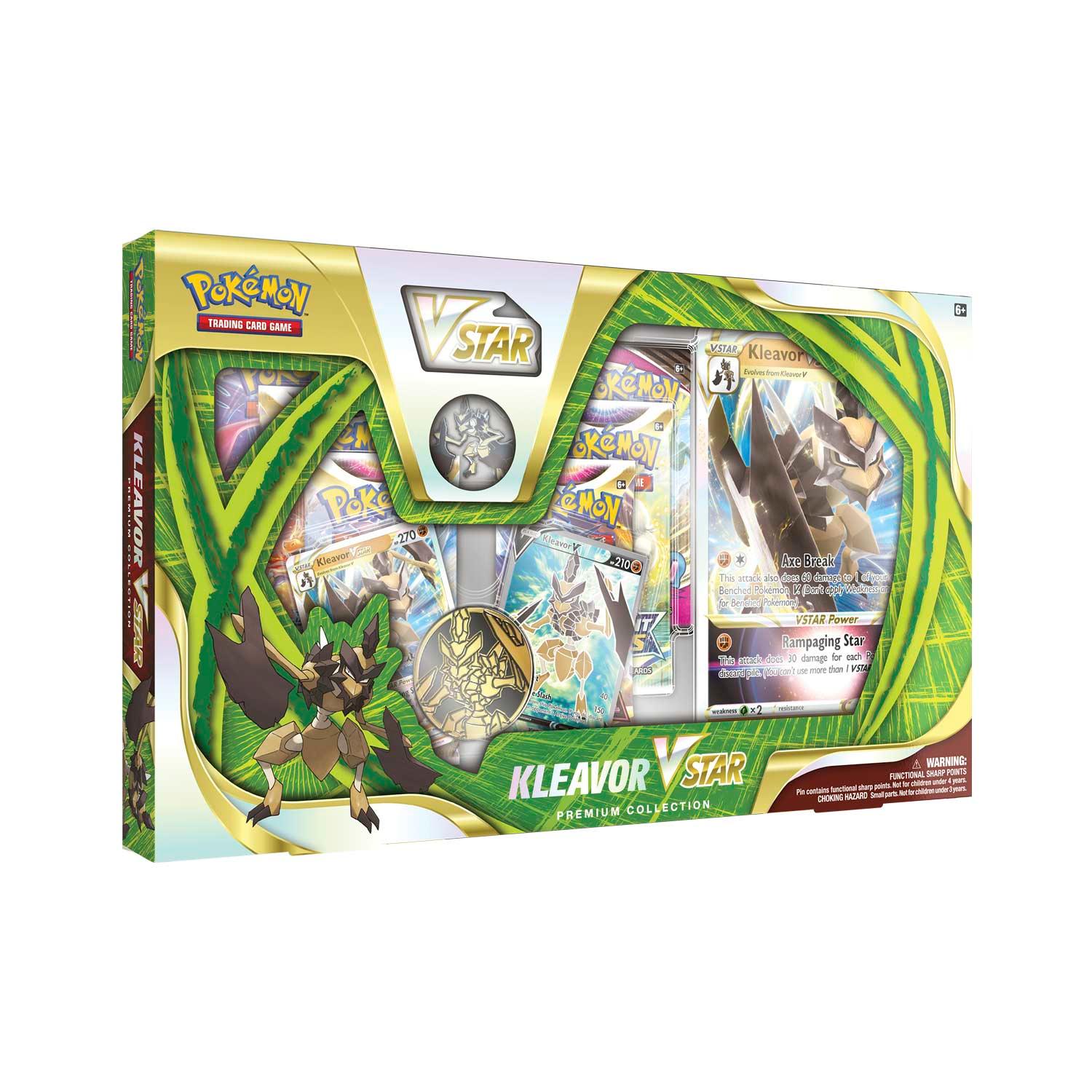 Pokemon TCG Kleavor V-Star Premium Pin