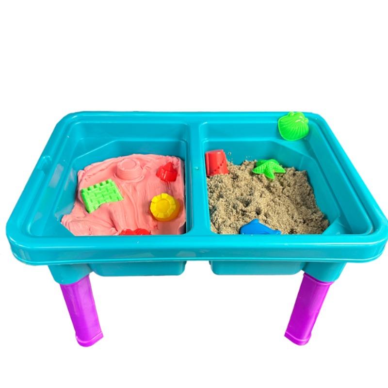 وي كول - كامباوند كينجز طاولة الرمل والسلايم 2 في 1