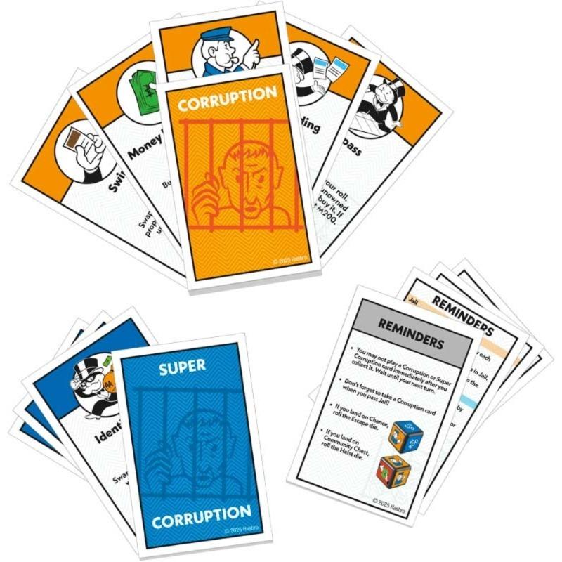 لعبة مونوبولي الكلاسيكية + مجموعة "اذهب إلى السجن"