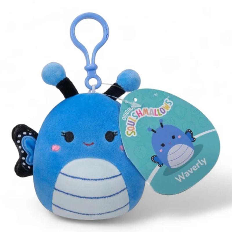 Squishmallow Waverly Butterfly Clip 3.5"
