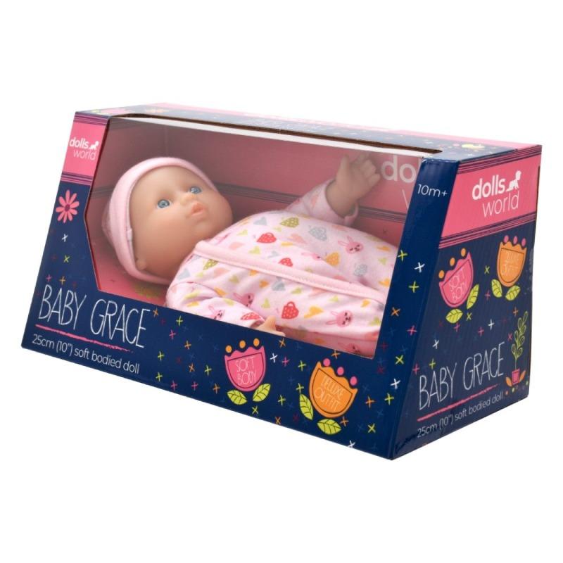 Dolls World Baby Grace Doll - 25 cm
