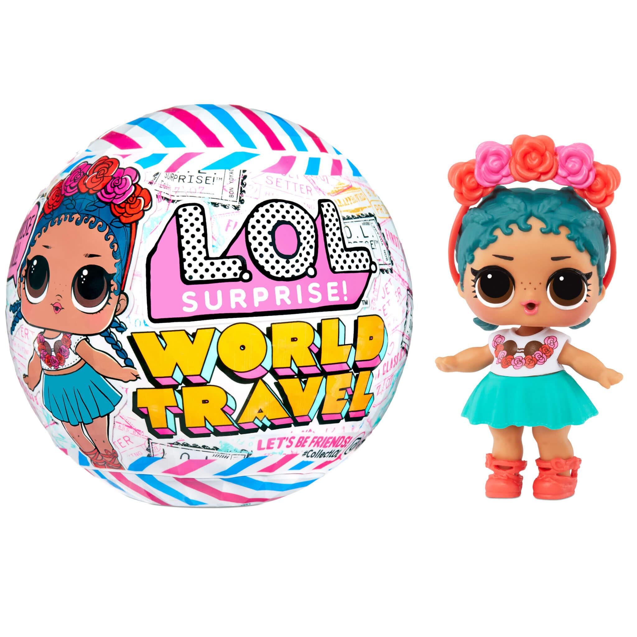 L.O.L. Surprise World Travel Doll With 8 Surprises