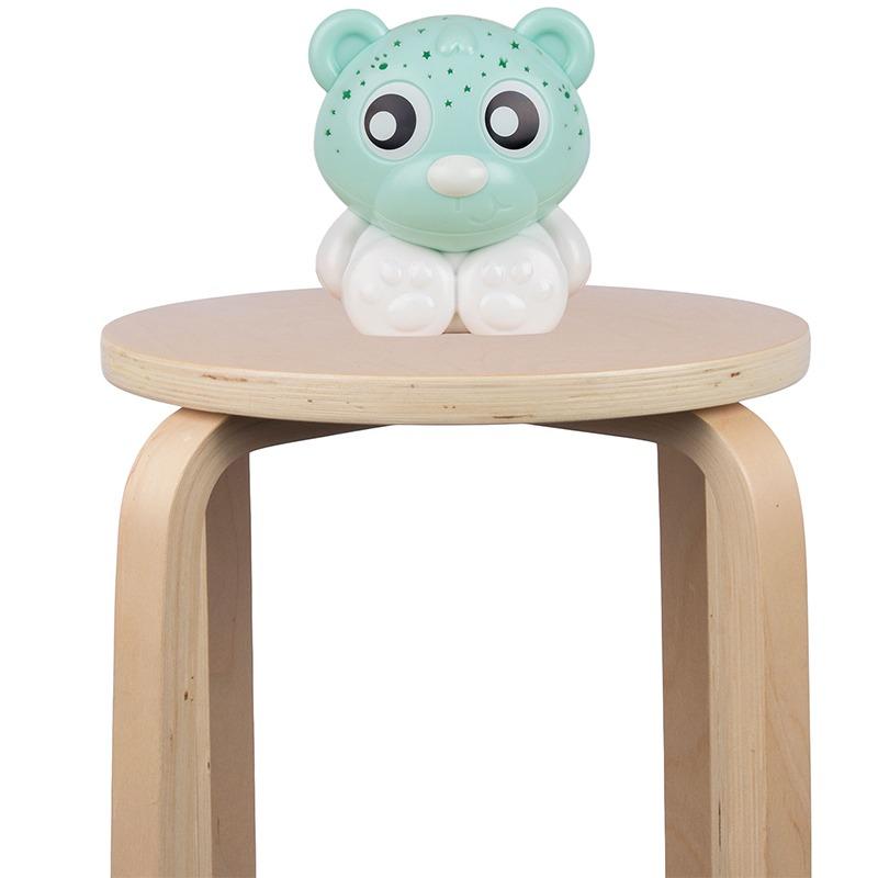 Playgro -Goodnight Bear Night Light and Projector - Green and White