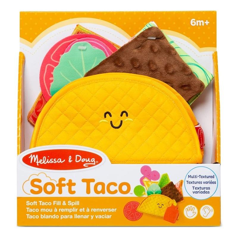 Melissa And Doug Sensory Soft Taco Fill And Spill Infant Toy