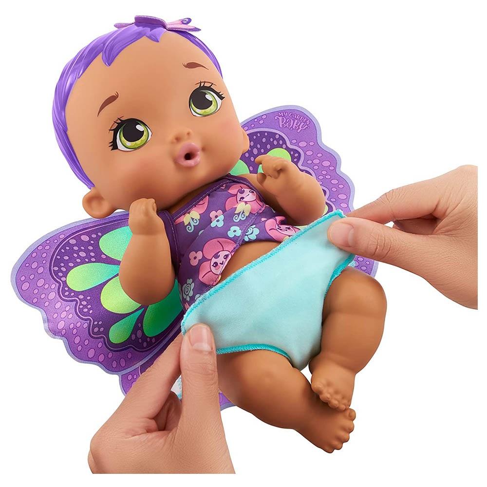 My Garden Baby Feed And Change Butterfly Doll - Purple