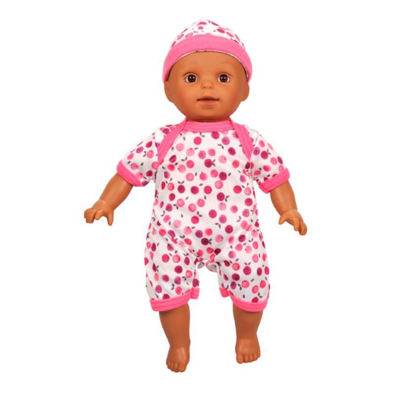 ليلي و ليس - دمية بيبي أفرو الصغيرة سلوبيت أبيض برسمات الكرز