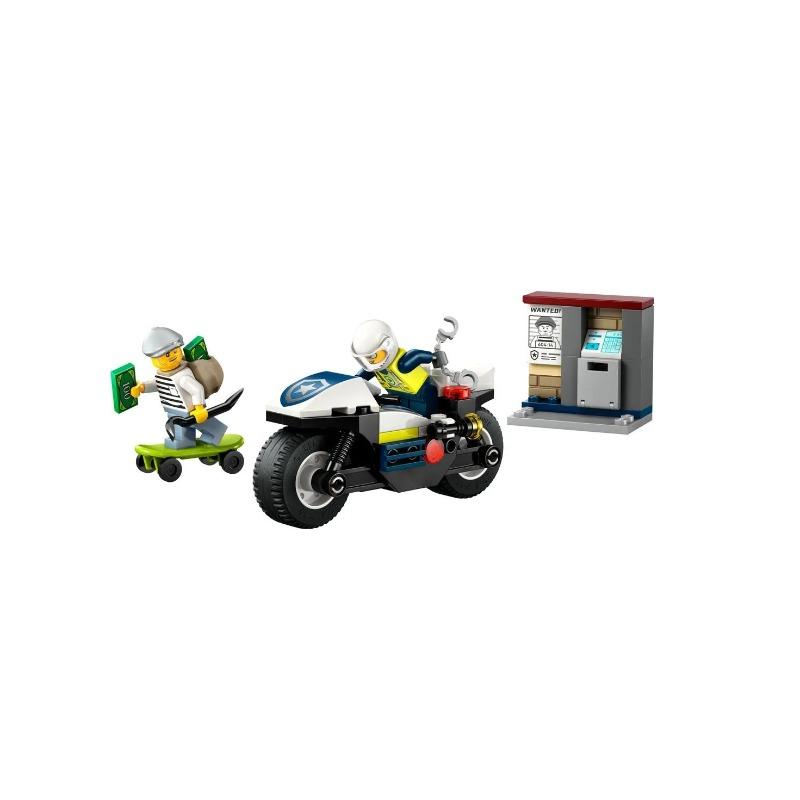 Lego Police Motorcycle Chase 60455