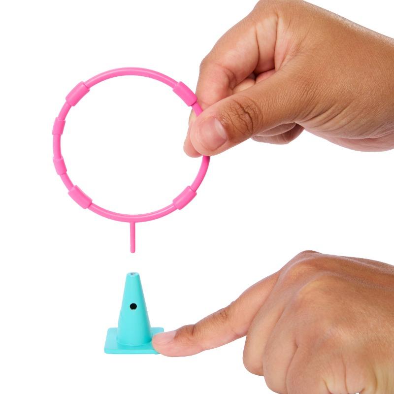 Barbie Obstacle Course Playset with Doll and 3 Puppies 20 Pieces