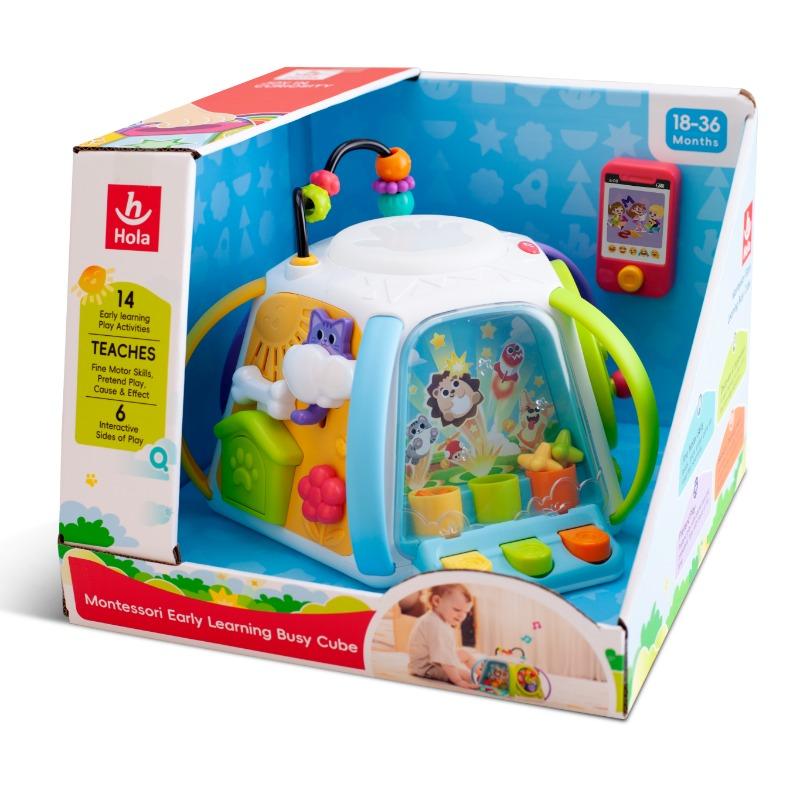 Hola Montessori Early Learning Busy Cube