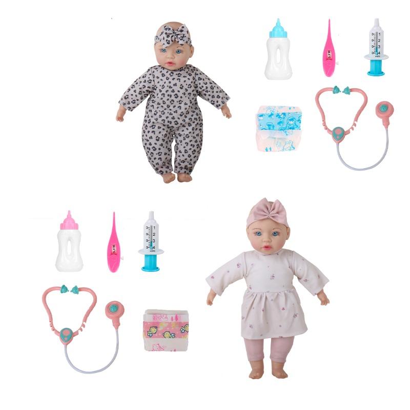 دمية طفل محشوة 16 بوصة مع أدوات طبية