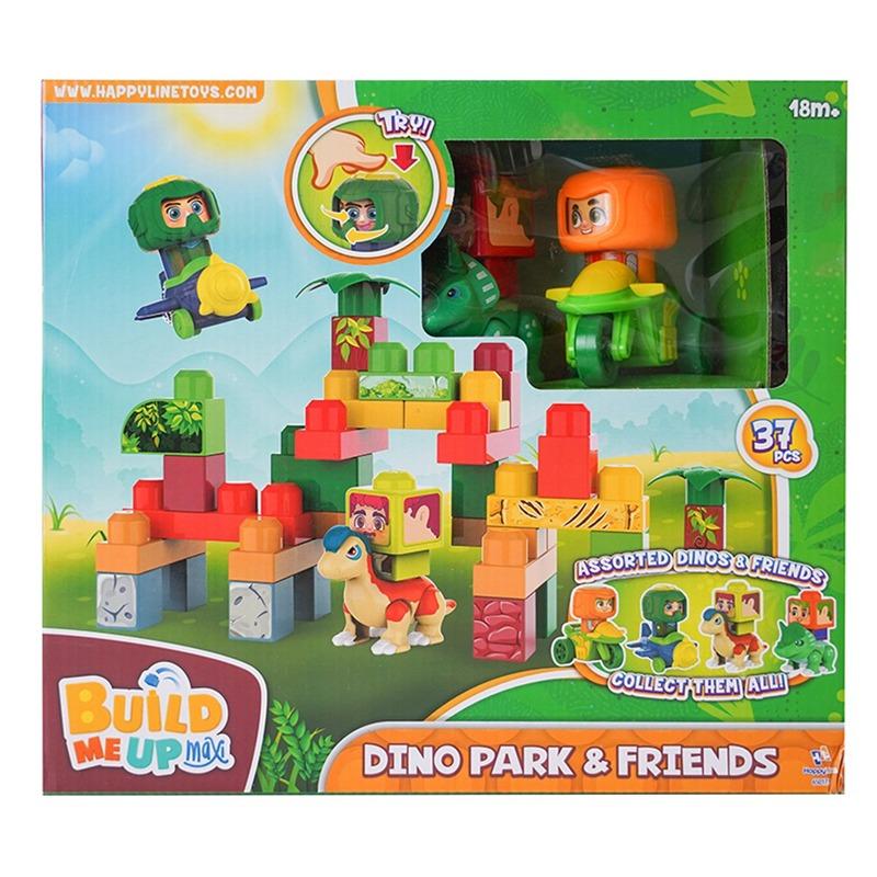 Build Me Up Maxi Dino Park And Friends Blocks - 37 Pcs